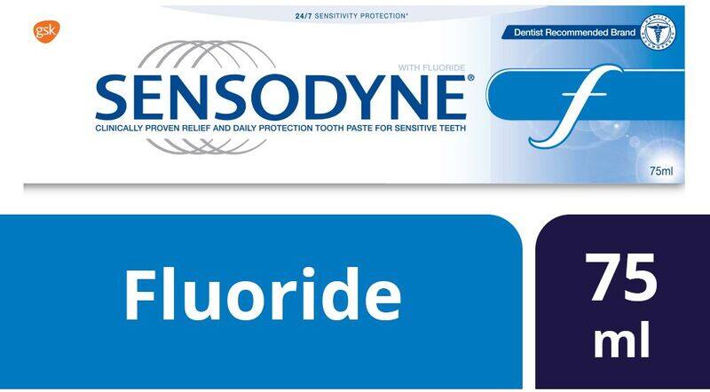 

Sensodyne Daily Protection Fluoride Toothpaste for Sensitive Teeth, 75ml