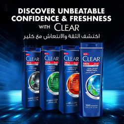 Clear Shower Fresh Anti-Dandruff Shampoo for Men, 400ml