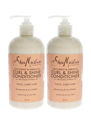 Shea Moisture Coconut & Hibiscus Shampoo & Conditioner for All Hair Types, 2 x 379ml