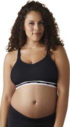 Bravado Designs Original Full Cup Maternity & Nursing Bra, Black, Large