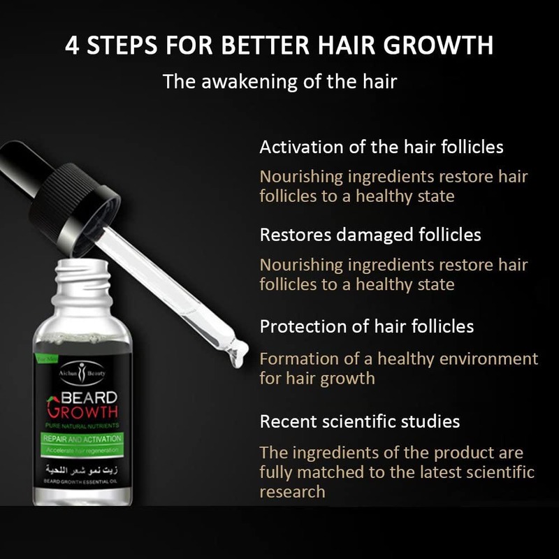 Aichun Beauty Beard Growth Essential Oil, 30ml