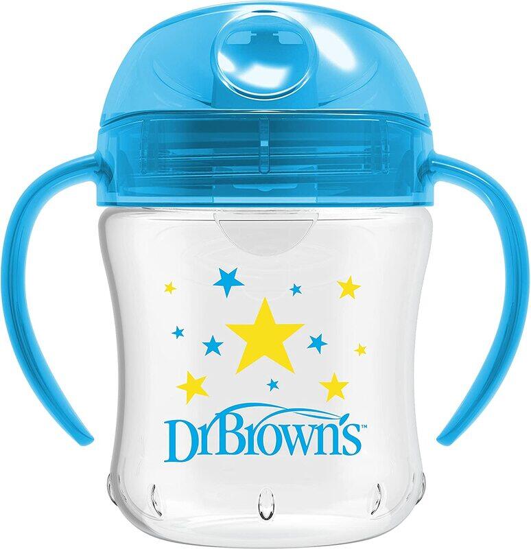 

Dr. Browns Soft Spout Toddler Cup with Handles, 180ml, 6 Months +, Blue