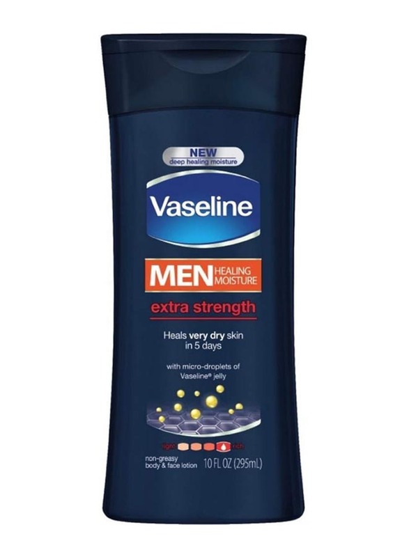 Vaseline Men's Extra Strength Lotion, 3 x 295ml