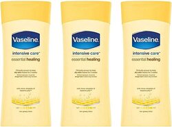 Vaseline Essential Healing Body Lotion, 400ml, 3 Pieces