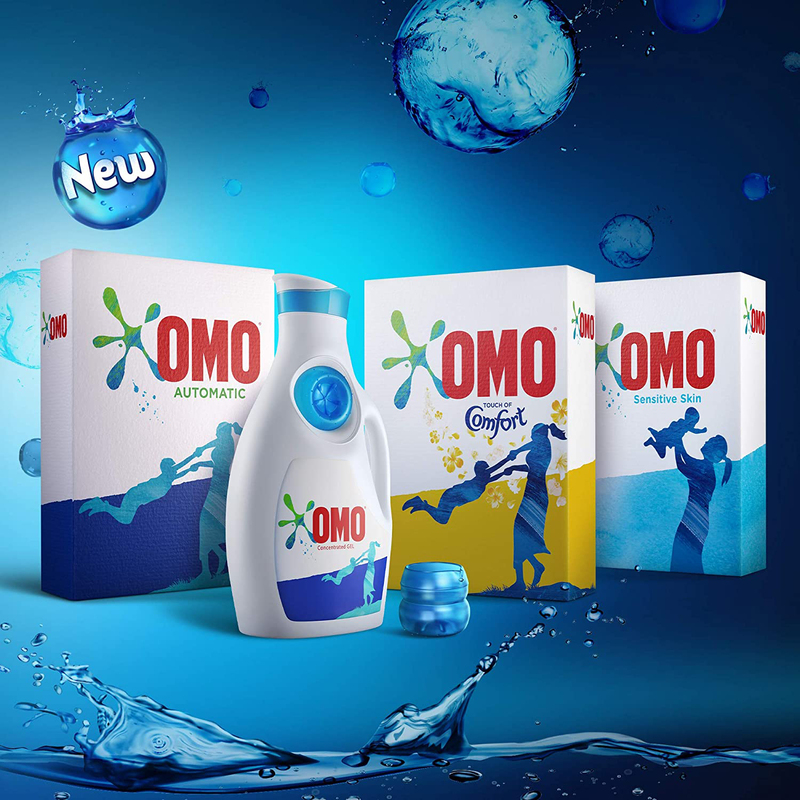 OMO Laundry Powder Detergent for Unbeatable Stain Removal, 2.5Kg