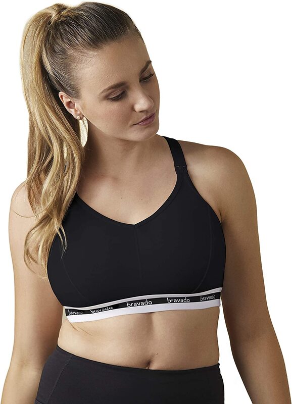 Bravado Designs Original Full Cup Nursing Bra, Black, Large