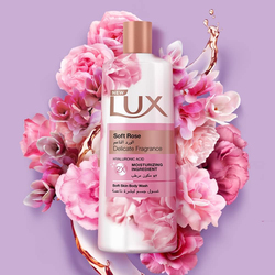 Lux Soft Rose Delicate Fragrance Moisturising Body Wash, 500ml