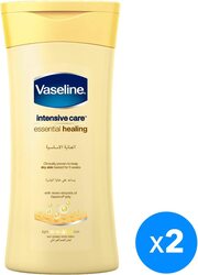 Vaseline Essential Healing Body Lotion, 400ml, 2 Pieces