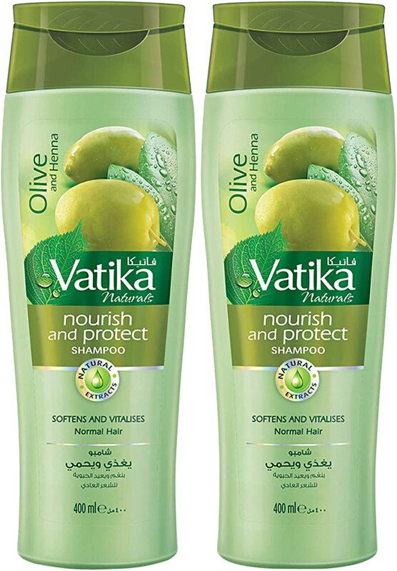 Vatika Nourish & Protect Shampoo, 2 x 400ml