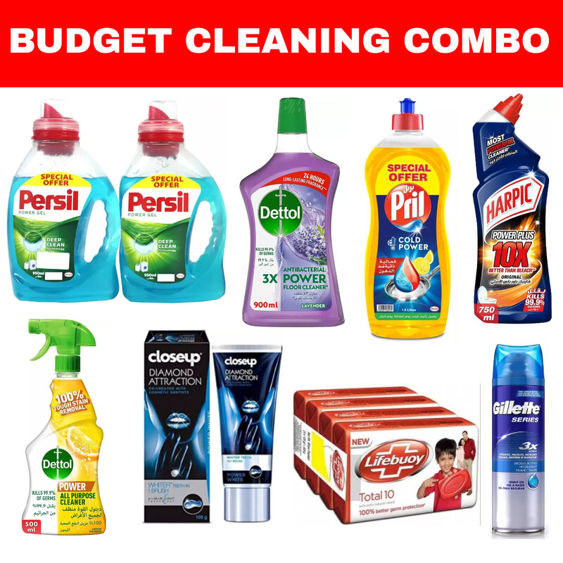 

Dettol Budget Cleaning Combo Pack - SPECIAL OFFER