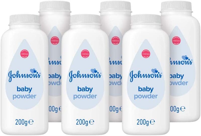 Johnson's 6 x 200g Baby Powder
