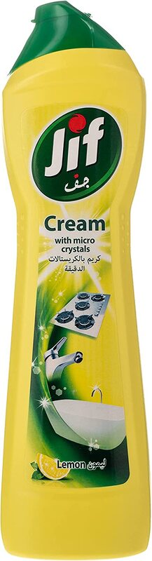 Jif Lemon Cream Cleaner with Micro Crystal, 500ml