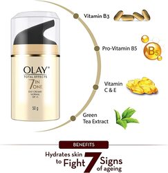 Olay Total Effects 7in1 Beauty Box: Anti-Aging Moisturiser SPF15, 50ml + Night Firming Moisturiser, 50ml, 2 Pieces