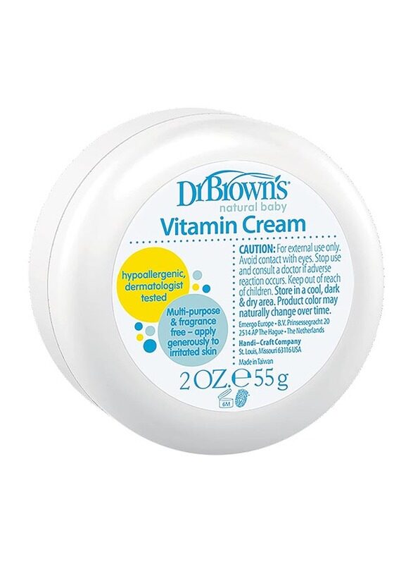 

Dr. Browns Dr Browns 55gm Natural Baby Vitamin Cream, White