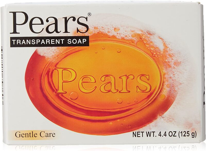 Pears Gentle Care Transparent Soap Bar, 125gm, 6 Pieces