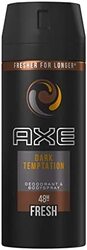 AXE Dark Temptation Body Spray for Men, 150ml, 6 Pieces