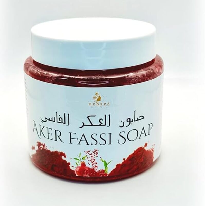 MedspaClinic Akker Fassi Soap Purifying, Cleansing, Exfoliating for Hammam Ritual 500ml
