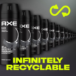 AXE Black Deodorant & Body Spray for Men, 150ml