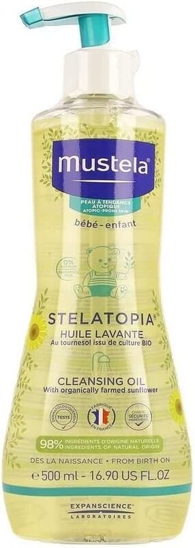 Mustela Stelatopia Cleansing Oil, 500ml