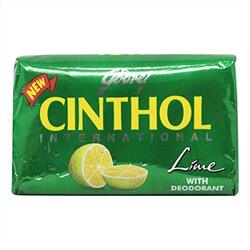 Cinthol International Lime Bath Soap Bar with Deodorant, 125gm, 12 Pieces