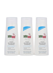 Sebamed Scalp Balancing Anti-Dandruff Shampoo, 3 Pieces x 200ml