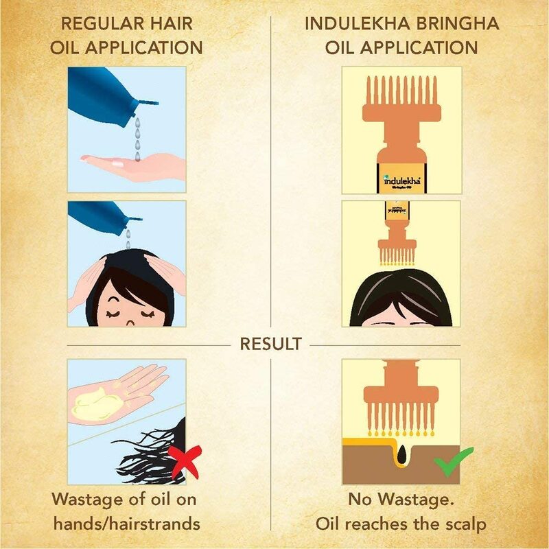 Indulekha Bhringa Hair Oil, 100ml, 3 Pieces