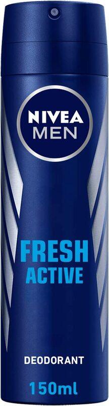 

Nivea Men Fresh Active Fresh Scent Antiperspirant Spray, 150ml