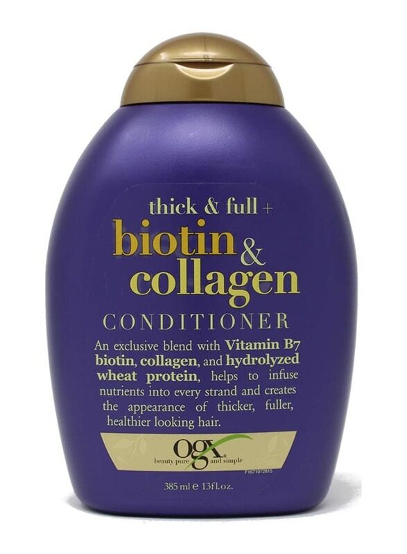 

Ogx Thick & Full+ Biotin & Collagen Conditioner for Fine Hair, 2 x 384ml