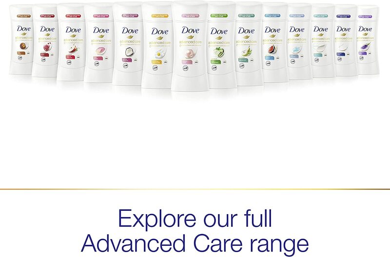 Dove Advanced Care Antiperspirant Deodorant, Cool Essentials, White , 2.6 oz
