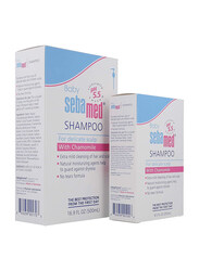 Sebamed 500ml + 250ml Baby Extra Mild Cleanser Shampoo for Kids for Baby Hair and Scalp, 2 Pieces