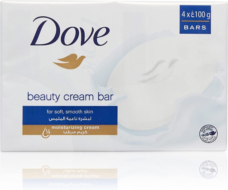 Dove Original Beauty Cream Bar, 100gm, 4 Pieces