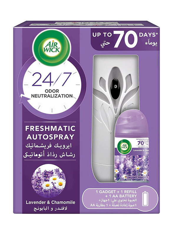 

Air Wick Freshmatic Auto Spray Lavender & Chamomile Air Freshener, 250ml