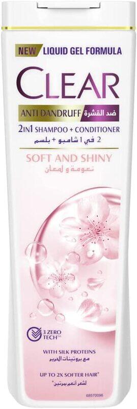 

Clear Soft & Shinny Anti-Dandruff Shampoo for Women, 400ml