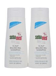 Sebamed Scalp Balancing Anti-Dandruff Shampoo for Dandruff and Oily Scalp, 2 Pieces x 200ml