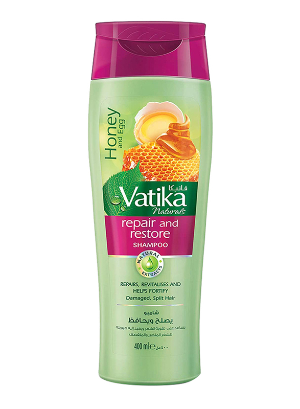 Vatika Repair and Restore Shampoo, 400ml