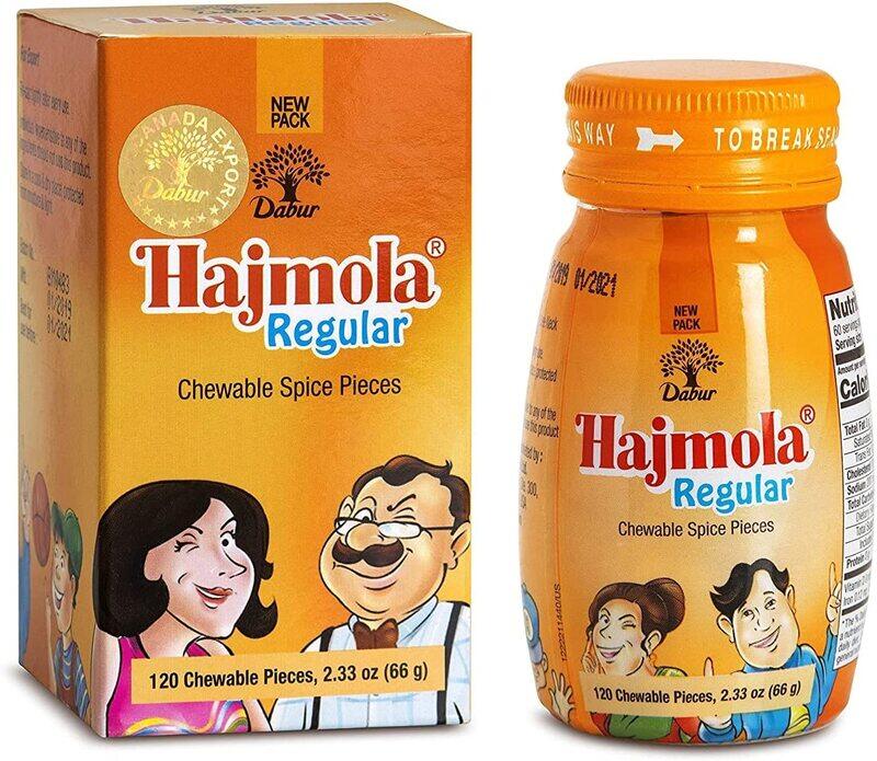 

Dabur Regular Hajmola, 120 Tablets