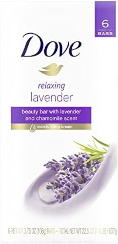 

Dove Beauty bar soap pack of 6 Lavender And Chamomile