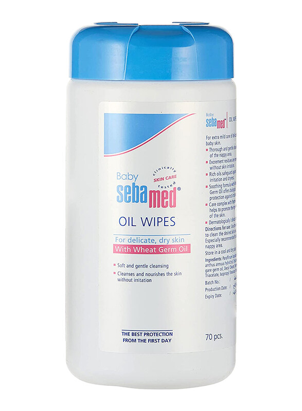 

Sebamed 70 Pieces Baby Oil Wipe