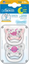 Dr. Browns Pacifier, Stage 2 6-12 Month, Assorted