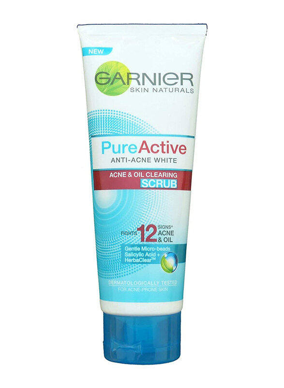 

Garnier Pure Active Anti Acne White Oil Clearing Scrub, 100ml