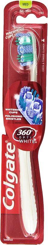 

Colgate 360 Optic White Full Head Toothbrush, Medium