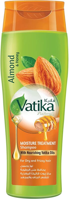 Vatika Naturals Enriched with Almond and Honey Moisture Treatment Shampoo, 200ml