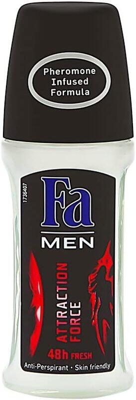 

Fa Attraction Force Roll-On Deodorant for Men, 1.7 oz