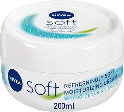 Nivea Soft Refreshing & Moisturizing Cream Jar, 200ml