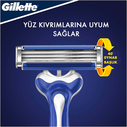Gillette Blue3 Comfort Disposable Razors, 8