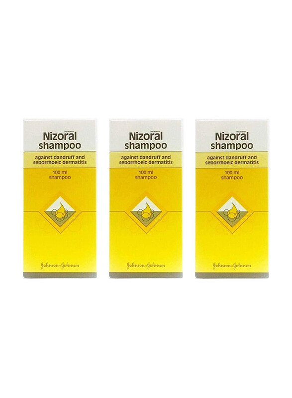 

Nizoral Anti-Dandruff Shampoo, 3 x 100ml