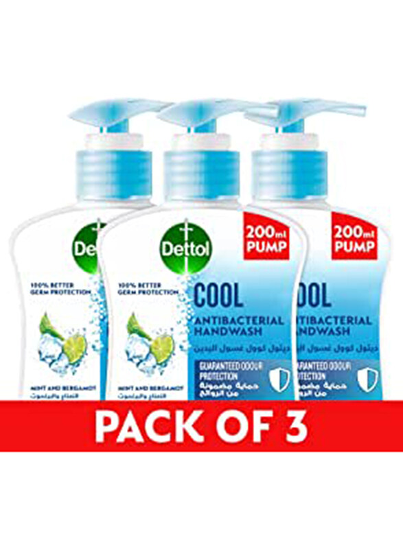 

Dettol Handwash Liquid Soap, 3 x 200ml