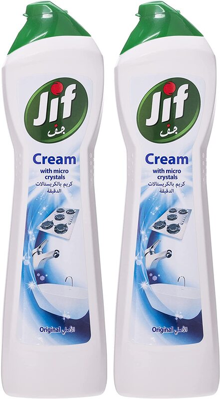 Jif Original Cream Cleaner, 2 x 500ml