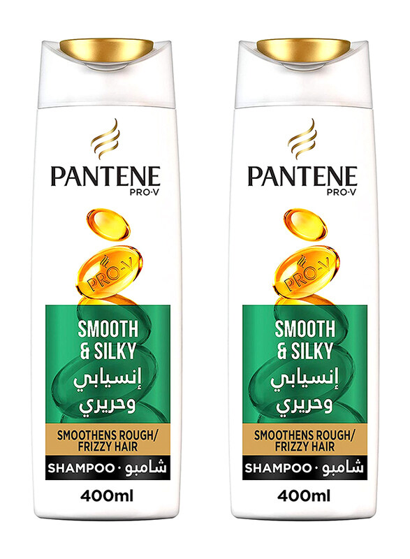 

Pantene Pro-V Smooth & Silky Shampoo, 2 x 400ml