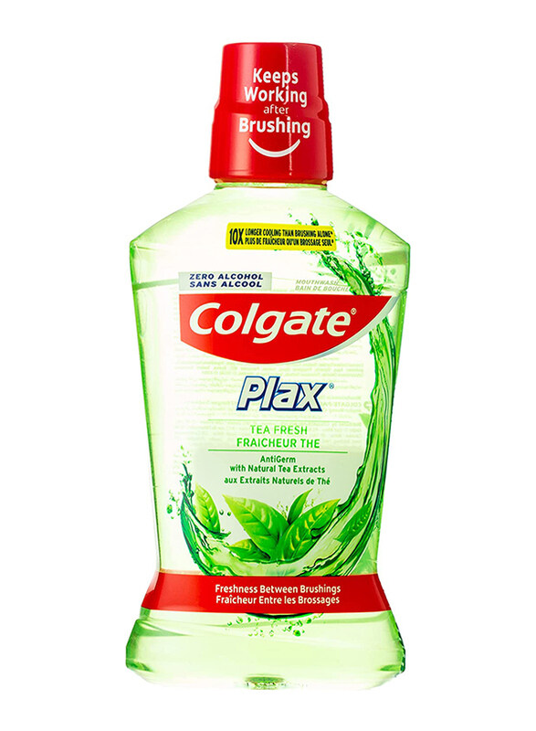 

Colgate Plax Fresh Tea Mouthwash, 500ml